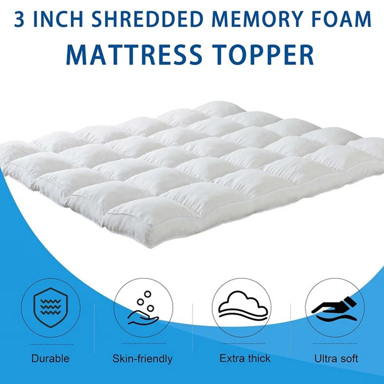 Shredded Memory Foam Mattress Topper suppliers