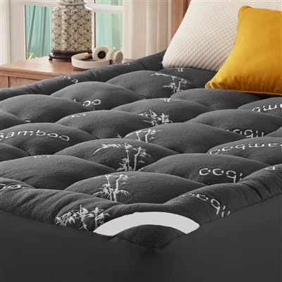Surmatelas en bambou pour très grand lit