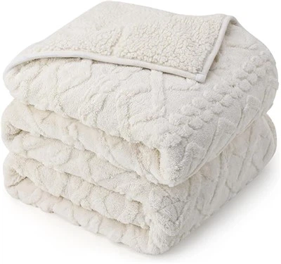 Couverture lestée apaisante Sherpa Queen Size